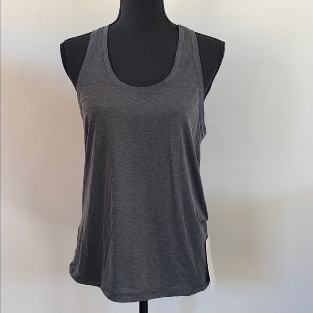 Lululemon tied to it tank